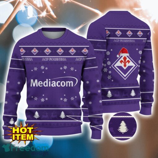 ACF Fiorentina 3D Ugly Christmas Sweater For Men And Women Sport Fans Product Photo 1