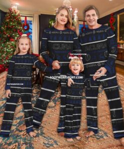 Acura Car Racing Logo Pattern Pajamas Set Ugly Christmas Gift Family