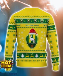 ADO Den Haag 3D Ugly Christmas Sweater For Men And Women Sport Fans Product Photo 3