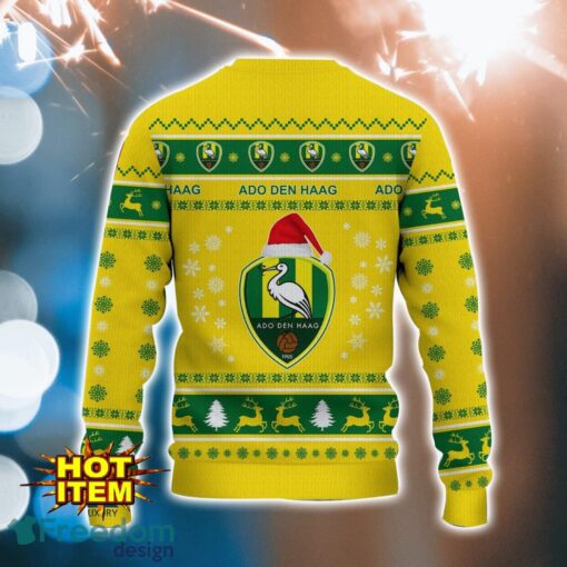 ADO Den Haag 3D Ugly Christmas Sweater For Men And Women Sport Fans Product Photo 3