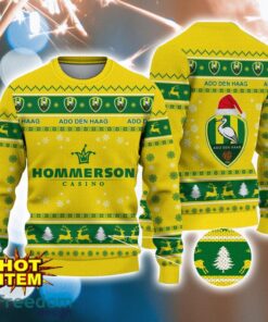 ADO Den Haag 3D Ugly Christmas  Sweater For Men And Women Sport Fans