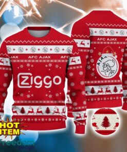 AFC Ajax 3D Ugly Christmas Sweater For Men And Women Sport Fans Product Photo 1