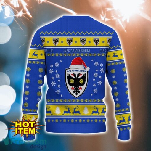 AFC Wimbledon 3D Ugly Christmas Sweater For Men And Women Sport Fans Product Photo 3