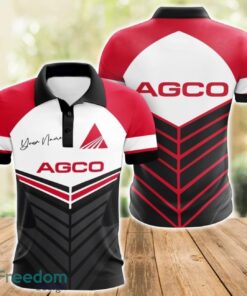 AGCO Allis 3D Polo Shirt For Car Lover Golf Fans Gift Polo Shirt Custom Name