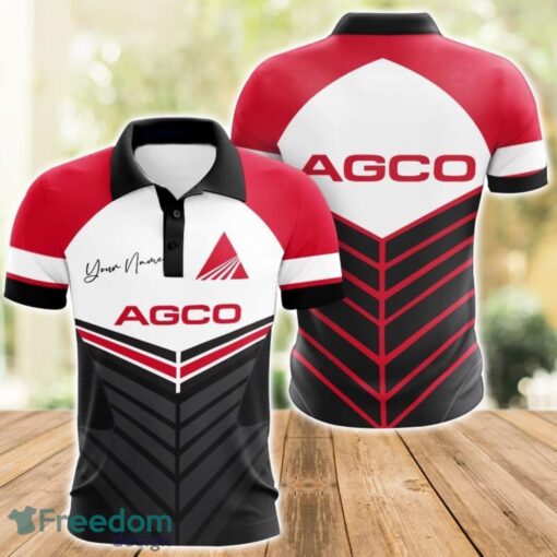 AGCO Allis 3D Polo Shirt For Car Lover Golf Fans Gift Polo Shirt Custom Name Product Photo 1