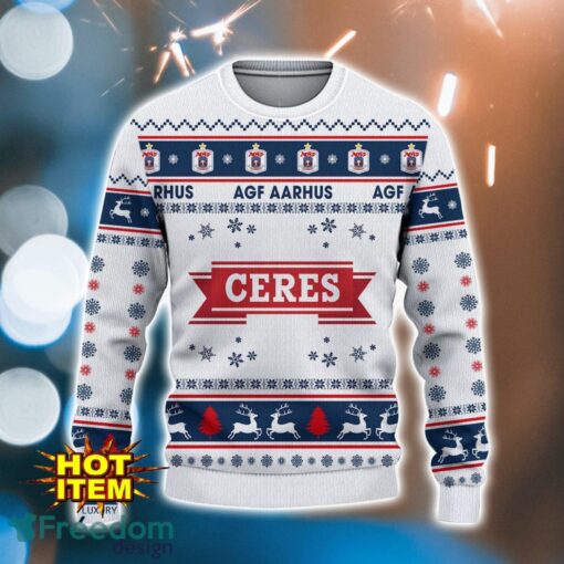 AGF Fodbold 3D Ugly Christmas Sweater For Men And Women Sport Fans Product Photo 2