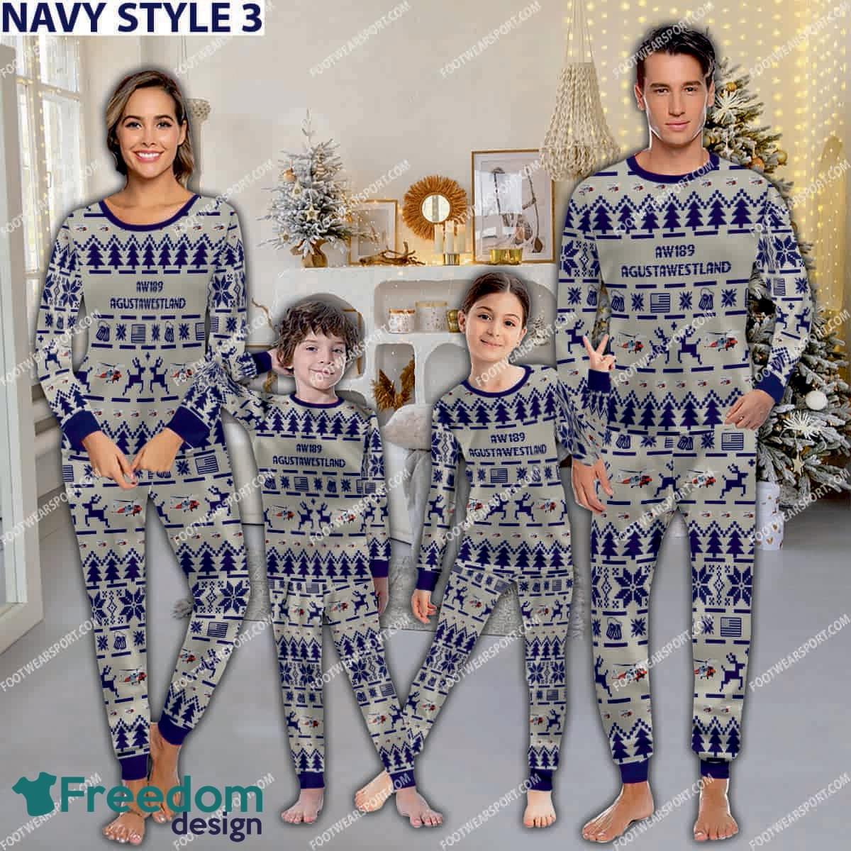agustawestland-aw189-aircraft-pajamas-set-family-gift-for-family-christmas-2.jpg AgustaWestland AW189 Aircraft Pajamas Set Family Gift For Family Christmas - AgustaWestland AW189 Aircraft Pajamas Set Family Photo Navy