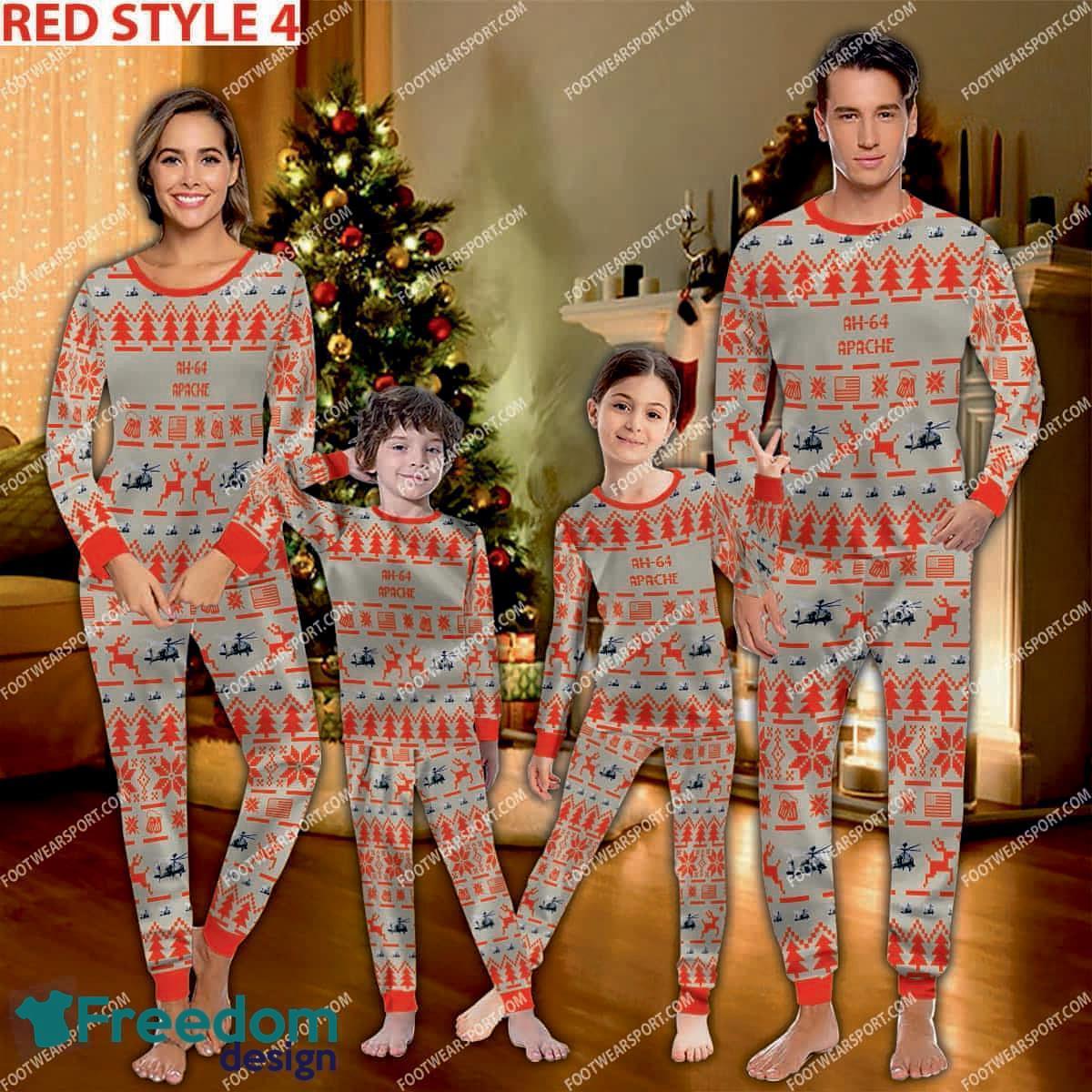ah-64-apache-ah64-aircraft-ugly-christmas-pajamas-set-men-women-children-3.jpg AH-64 Apache AH64 Aircraft Ugly Christmas Pajamas Set Men Women Children - AH-64 Apache AH64 Aircraft Pajamas Set Family Photo Red