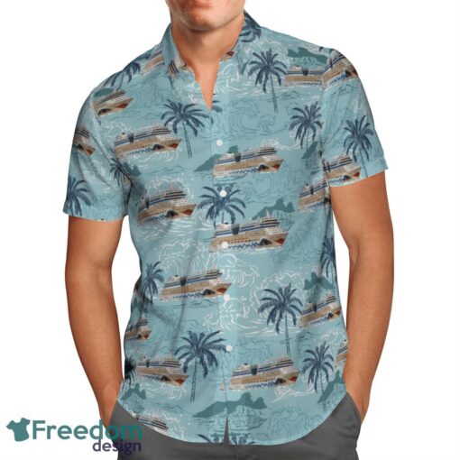 AIDA Cruises Summer Hawaiian Shirt beach Shirt Product Photo 2