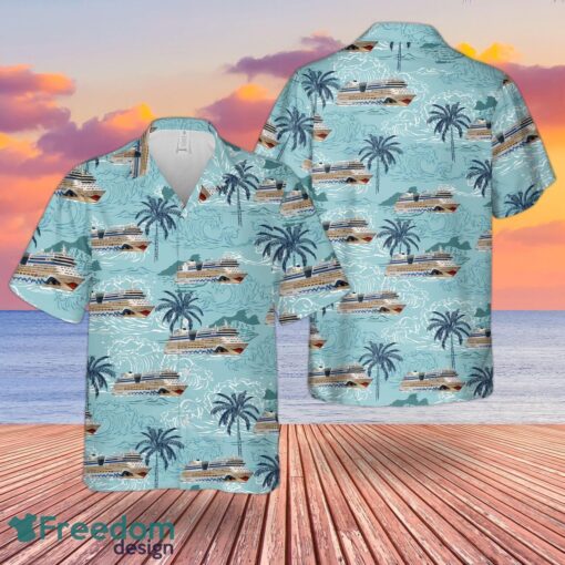 AIDA Cruises Summer Hawaiian Shirt beach Shirt Product Photo 1