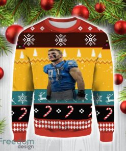 Aidan Hutchinson Detroit Lions Christmas Gift Ugly Christmas Sweater For Men And Women