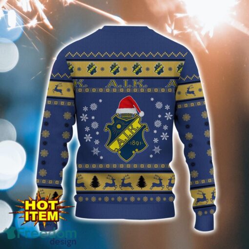 AIK Fotboll 3D Ugly Christmas Sweater For Men And Women Sport Fans Product Photo 3