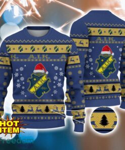 AIK Fotboll 3D Ugly Christmas  Sweater For Men And Women Sport Fans