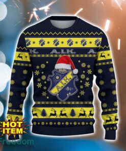 AIK IF 3D Ugly Christmas Sweater For Men And Women Sport Fans Product Photo 2