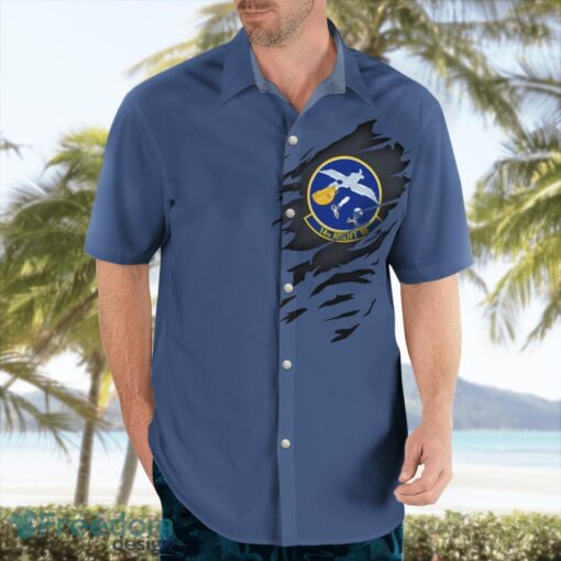 Air Force 14th Airlift Squadron C-17 Globemaster III Beach Shirt For Team Product Photo 4