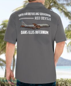 Air Force 50th Air Refueling Squadron 6th Operations Group Boeing KC-135R Stratotanker Beach Shirt For Team Product Photo 2