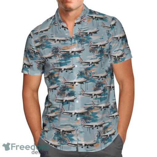 Air France Airbus A320 Hawaiian Shirt Product Photo 2