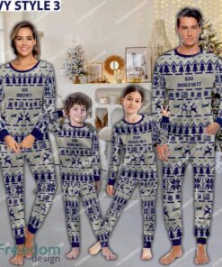 Airbus A310 MRTT Ugly Christmas Aircraft Pajamas Set Men Women Children image Airbus A310 MRTT Ugly Christmas Aircraft Pajamas Set Men Women Children - Airbus A310 MRTT Aircraft Pajamas Set Family Photo Navy