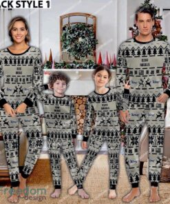 Airbus A318 Ugly Christmas Aircraft Pajamas Set Gift For Family