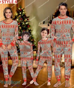 Airbus A330 Aircraft Pajamas Set Family Army Gift Christmas image Airbus A330 Aircraft Pajamas Set Family Army Gift Christmas - Airbus A330 Aircraft Pajamas Set Family Photo Red