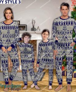 Airbus A350 Aircraft Ugly Christmas Pajamas Set Gift For Family image Airbus A350 Aircraft Ugly Christmas Pajamas Set Gift For Family - Airbus A350 Aircraft Pajamas Set Family Photo Navy