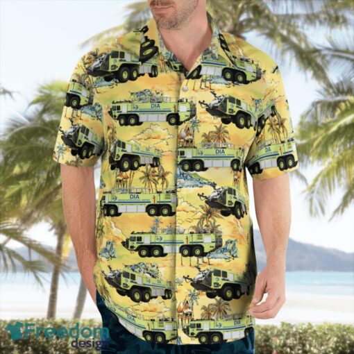 Aircraft Rescue and Firefighting Denver International Airport Hawaiian Shirt Beach Shirt Summer Holiday Gift Product Photo 3