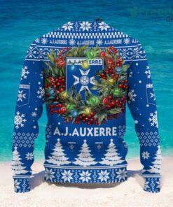 AJ Auxerre Christmas Ugly Sweater 3D Gift For Men And Women Product Photo 3