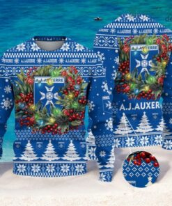 AJ Auxerre  Christmas Ugly Sweater 3D Gift For Men And Women