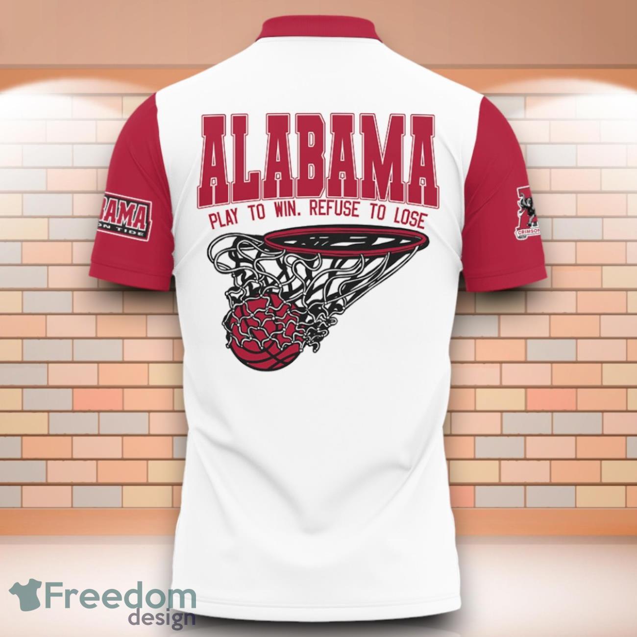 alabama-crimson-tide-ncaa-basketball-play-to-win-refuse-to-lose-3d-polo-shirt-special-edition-for-fans-2.jpg Alabama Crimson Tide NCAA Basketball Play To Win Refuse To Lose 3D Polo Shirt Special Edition For Fans Product Photo 3