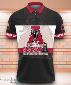 Alabama Crimson Tide NCAA Division I Men's Basketball March Madness 3D Polo Shirt Special Edition For Fans Product Photo 2