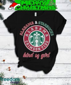 Alabama Crimson Tide Starbucks Kind Of Girl Fleece Pajamas Set For Women Gift Christmas - Alabama Crimson Tide Starbucks Kind Of Girl Fleece Pajamas Set-3