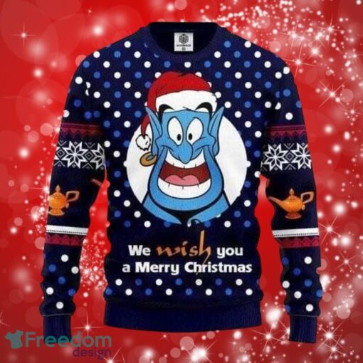 Aladdin And The Magic Lamp Wish You Merry Christmas Gifts Christmas 3D Sweater Shirt Product Photo 1