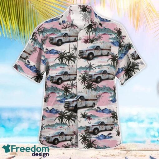 Albany, Georgia, Dougherty County EMS Beach Hawaiian Shirt Product Photo 3