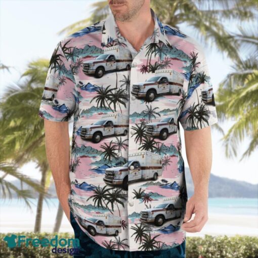 Albany, Georgia, Dougherty County EMS Beach Hawaiian Shirt Product Photo 4