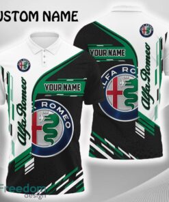 Alfa Romeo Car New Trending 3D Polo Shirt For Mens Gift Fans Custom Name