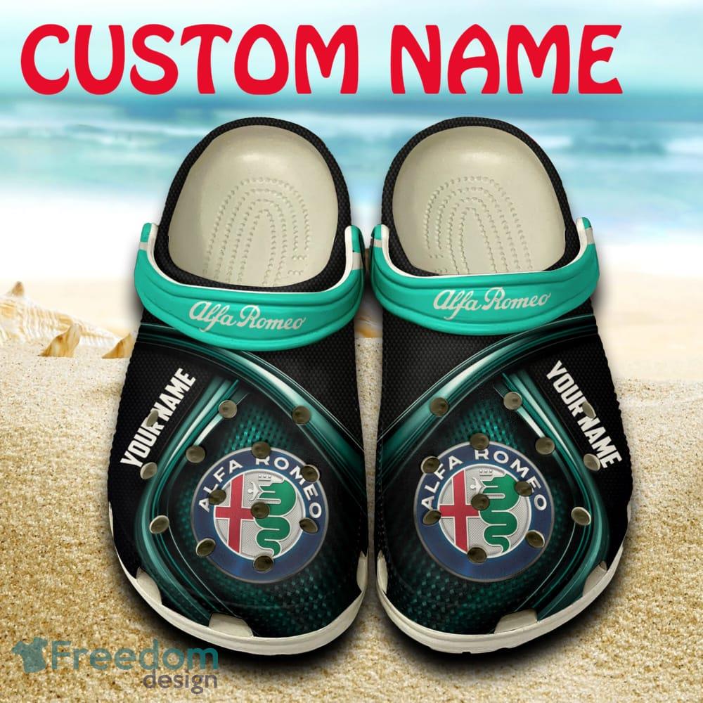 Alfa Romeo Clog Shoes Car Full Print For Fans Custom Name Gift Men Women image Alfa Romeo Clog Shoes Car Full Print For Fans Custom Name Gift Men Women - Alfa Romeo Clog Shoes Car Full Print For Fans Custom Name Gift Men Women
