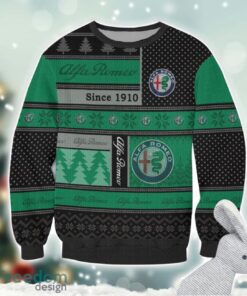 Alfa Romeo Logo Ugly Christmas Sweater For Fans Men And Women Christmas Gift Ideas Product Photo 2