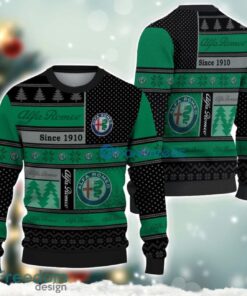 Alfa Romeo Logo Ugly Christmas Sweater For Fans Men And Women Christmas Gift Ideas