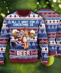 All I Want For Christmas Is Beer Knitted Christmas Sweater