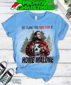All I Want For Christmas Is Home Malone Pajamas Set Men Women For Fans - All I Want For Christmas Is Home Malone Pajamas Set-2