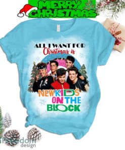 All I Want For Christmas Is New Kids On The Block Fleece Pajamas Set For Women Gift Christmas - All I Want For Christmas Is New Kids On The Block Fleece Pajamas Set-2