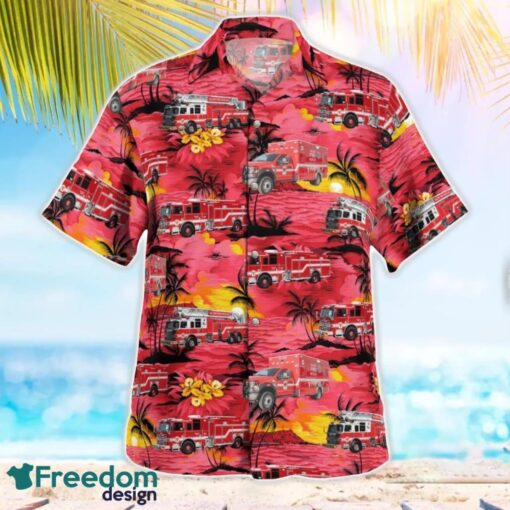 Allen, Texas, Allen Fire Department Summer Hawaiian Shirt For Men Women Product Photo 3