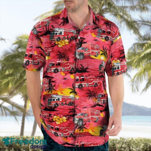 Allen, Texas, Allen Fire Department Summer Hawaiian Shirt For Men Women Product Photo 4