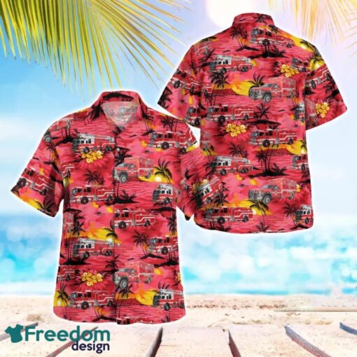 Allen, Texas, Allen Fire Department Summer Hawaiian Shirt For Men Women Product Photo 1