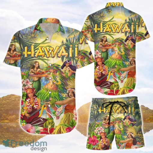 Aloha Hawaiian Shirt Girl Shake Your Body 3D Printing Hawaiian Shirt Beach Vacation Themed Gifts Product Photo 1