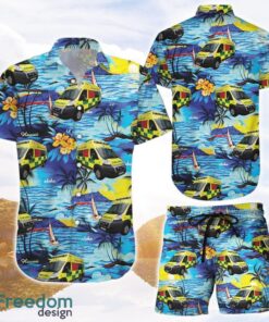 Ambulance Hawaiian Shirt Ambulance Beach Tropical 3D Printing Hawaiian Shirt Best Beach Gift Ideas