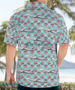 American Airlines Airbus A321-231 Independence Day Hawaiian Shirt Beach Summer Shirt Product Photo 4