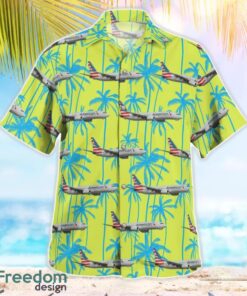 American Airlines Boeing 737-800 Aloha Hawaiian Shirt Beach Gift Shirt Product Photo 3