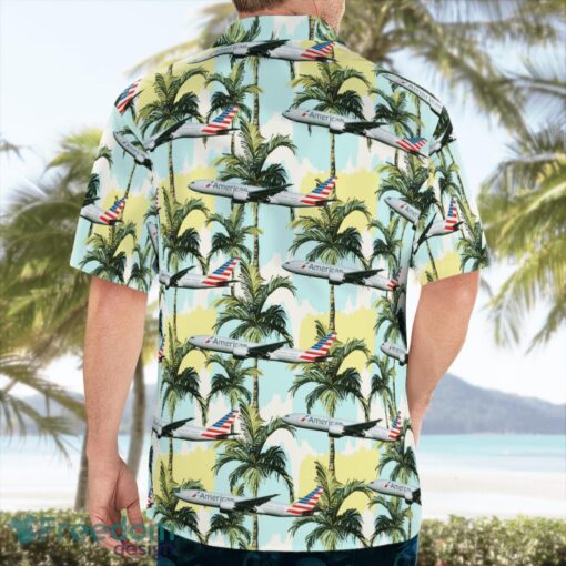 American Airlines Boeing 777-200ER Aloha Hawaiian Shirt Beach Gift Shirt Product Photo 2