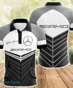 AMG 3D Polo Shirt For Car Lover Golf Fans Gift Polo Shirt Custom Name